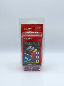 Original Canon BCI-6 Multi-Pack Tri-Color Tinte Druckerpatrone NEU MHD UNBEKANNT - Bild 1 von 7