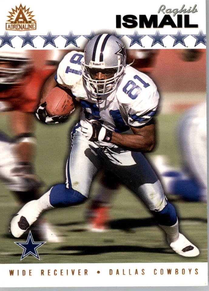 2002 Pacific Adrenaline Football #79 Raghib Ismail - Dallas Cowboys - Image 1 of 2
