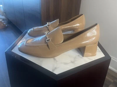 Bomba mocasín Jeffrey Campbell Archives Bit charol arrugado natural mujer 11 nuevo sin etiquetas Foto 1 de 4