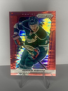 Mikko Koivu #155 Target Red Pulsar Parallel 2013-14 Panini Prizm NHL Hockey Card