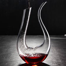 Decanter per Vino in Vetro 1.3-1.5 Litri Aeratore Sommelier Enoteca Ristorante