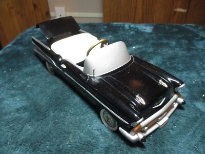 Vintage Gearbox 1957 Chevy Bel Air Pedal Car Bank Black Diecast 1/18 Scale Read - Image 1 of 4