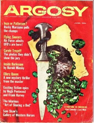 ARGOSY magazine June 1960 - Enter Ellery Queen - UFO's by Donald Keyhoe - Image 1 of 4