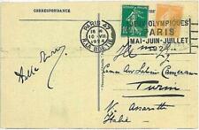 15260 - FRANKREICH - POSTGESCHICHTE - 1924 Olympische Spiele POSTMARK - Rue LA BOETIE