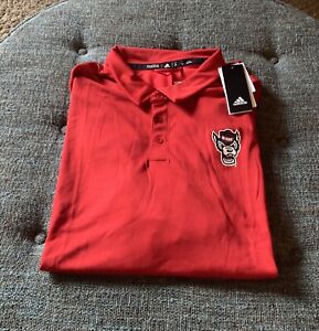 NWT Adidas North Carolina State Wolfpack Game Mode Polo Mens Size 3XL XXXL T7
