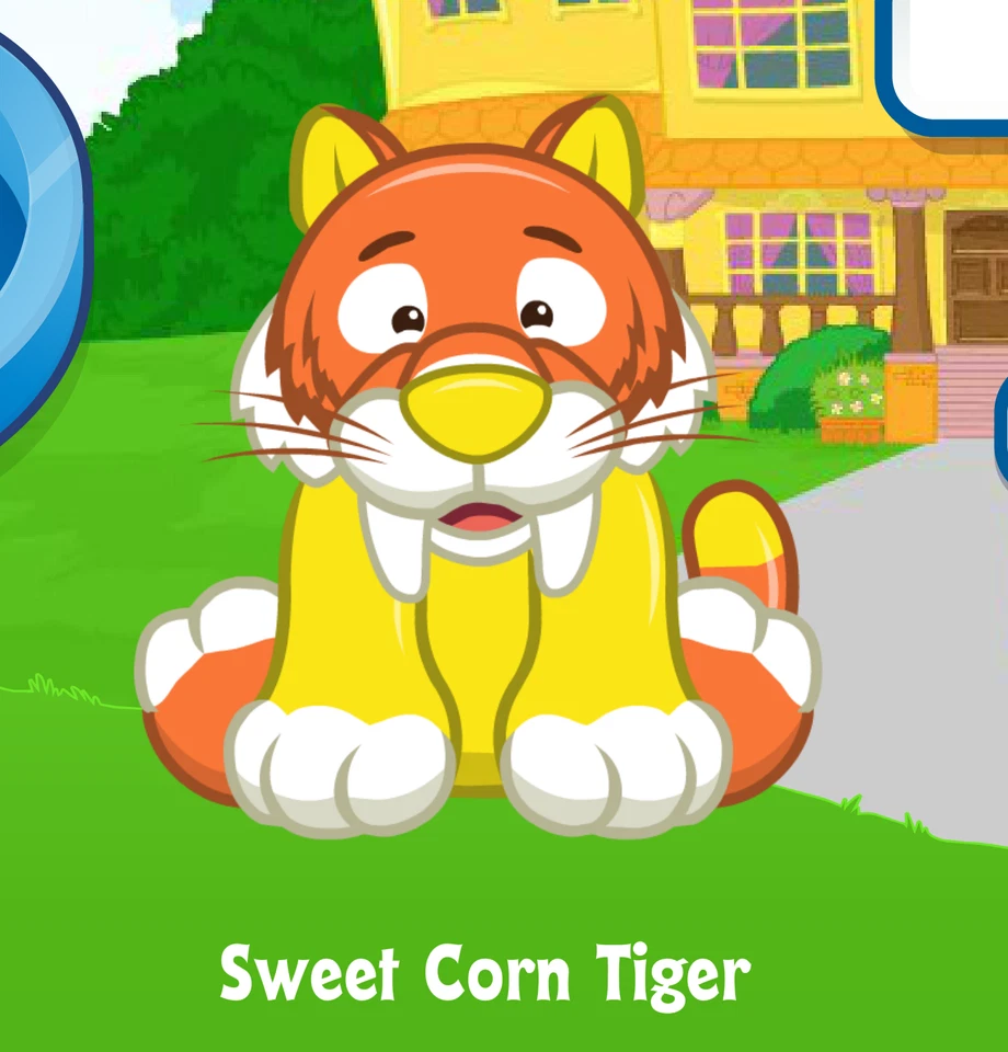 Webkinz Sweet Corn Tiger Virtual Adoption Code Only Messaged Webkinz Seasonal !! - Image 1 of 1