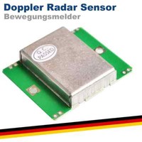 Doppler Radar Sensor Modul HB100 Arduino Raspberry Pi Bewegungsmelder Mikrowelle