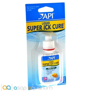 API Liquid Super Ick Cure 1.25oz (37mL) Fish Medication Teats ICH White Spots - Picture 1 of 1