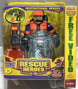 Rescue Heroes Inspirational Heroes Rip Rockefeller 2002 Fisher Price mit VHS - Bild 1 von 6