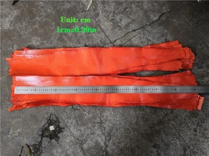 1X Real Snake Skin Leather Hides Soft Orange Snakeskin Pelts For DIY Watch Strap - Picture 1 of 9