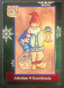 Santa Around the World 1995 SPECIAL Foil Insert Christmas Trading Card #S11