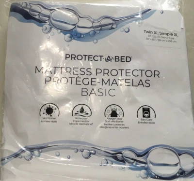 Protect-A-Bed базовый протектор матраса Twin XL водонепроницаемый пылезащитный барьер от аллергенов - Изображение 1 из 2
