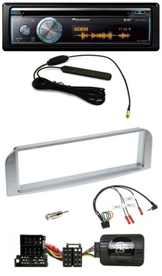 Pioneer CD USB Bluetooth DAB Lenkrad Autoradio für Alfa 147 GT silbergrau - Bild 1 von 4