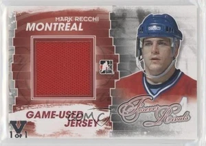 2012 ITG Forever Rivals Series Game-Used Red Jersey Vault Silver 1/1 Mark Recchi - Picture 1 of 3