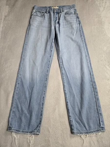 Madewell Jeans Womens Size 24 Petite Low-Slung Straight Designer Light Blue Jean - Picture 1 of 11