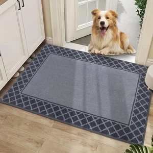 Door Mat Dirt Trapper Non Slip Entryway Rugs Absorbent Welcome Mat Low Profil... - Picture 1 of 9