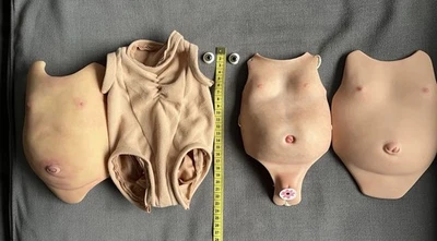 Reborn Baby Zubehör Bauchplatten Stoffkörper - Bild 1 von 4