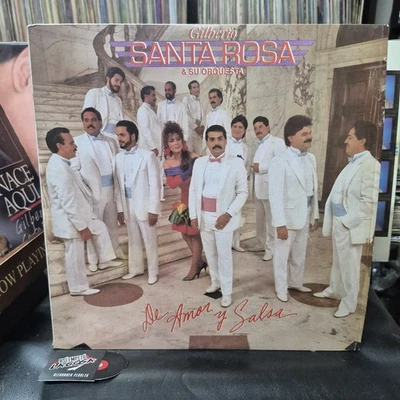 Gilberto Santa Rosa Y Su Orquesta – De Amor Y Salsa - Latin, Salsa, Bolero, 1988 - Image 1 of 4