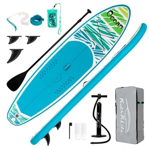 Inflatable Paddle Board Stand Up Paddleboards for Adults SUP with Premium Acc... - Picture 1 of 8