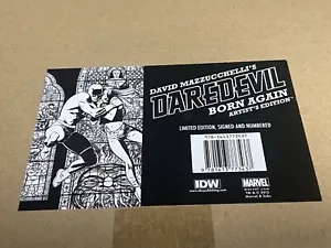 DAREDEVIL BORN AGAIN ARTIST EDITION HC SIGNED BY DAVID MAZZUCCHELLI ARTIST PROOF - Picture 1 of 4