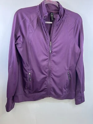 Kyodan Full Zip Jacket, Zip Front Pockets, Maroon Women's Size L - Image 1 of 4