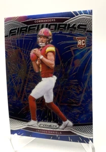2024 Panini Prizm Fireworks Jayden Daniels #24 RC Rookie - Bild 1 von 2