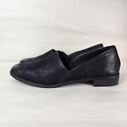 Clark&#39;s Womens Loafers Black Leather Pure Easy Size 7.5