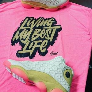 Shirt To Match Jordan 13 CNY Chinese New Year Tee - Living Life Shirt - Picture 1 of 2