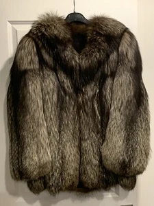 silver fox coat - Picture 1 of 7