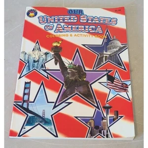 Our United States Of America Coloring & Activity Book 2002 New Unused - Picture 1 of 7