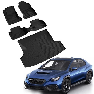 Floor Mats & Cargo Mat for Subaru WRX 2022-2025 Custom Protection Floor Liners Foto 1 de 4