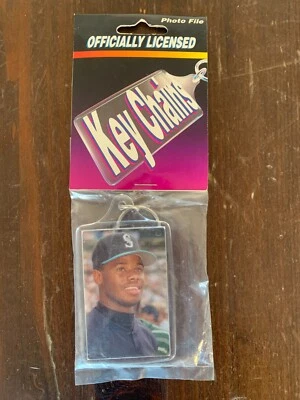 1995 Photo File Key Chain - KEN GRIFFEY JR. - Seattle Mariners RARE MLB ! - Image 1 of 4