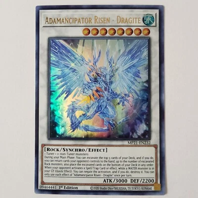 Adamancipator Risen - Dragite - MP21-EN232 - NM - Ultra Rare - 1st ed - Yugioh - Image 1 of 2