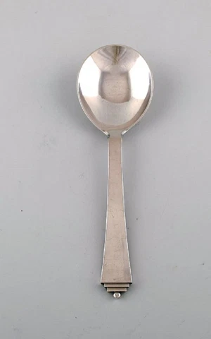 Georg Jensen "Pyramid" serving spoon in sterling silver Cover