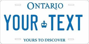 Ontario Yours Personalized Custom License Plate Car Motorcycle Bike Magnet - Picture 1 of 2