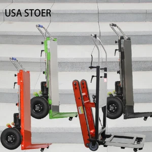 Carretilla eléctrica para escalar escaleras, camiones eléctricos de mano para escalar escaleras, capacidad 550 lb - Imagen 1 de 60