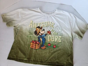 Disney Epcot Food and Wine Festival 2021 Mickey Crop Top Shirt by Her Universe - Picture 1 of 6