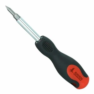 Reversible Screwdriver with Comfort Grip 6 in 1 Multipurpose Tool New USA Free - Picture 1 of 8