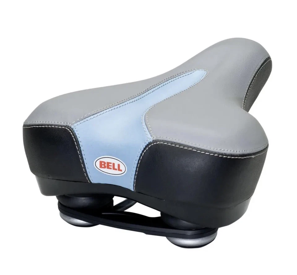 Sillín de vinilo Bell Bellisima Comfort asiento de bicicleta suave en forma de praia, nuevo con etiquetas Foto 1 de 4
