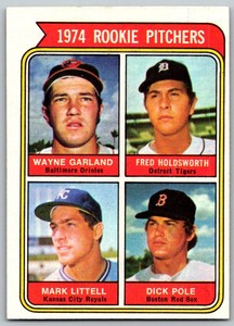 1974 Topps Nice Rookie Pitchers - Wayne Garland/Fred Holdsworth/Mark