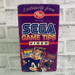 SEGA Game Tips VHS 1994 Post Kid's Cereals - Picture 1 of 3