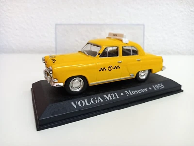 Volga M21 Taxi Mosca 1955 1/43 ixo Scatola Vetrina - Immagine 1 di 3