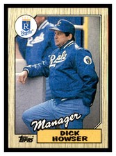 1987 Topps #18 DICK HOWSER Kansas City Royals