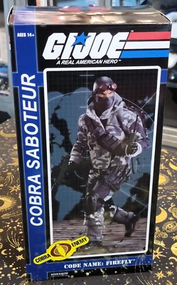 Figura de acción Sideshow Collectibles Firefly 12 pulgadas 2010 Cobra Saboteur Foto 1 de 3