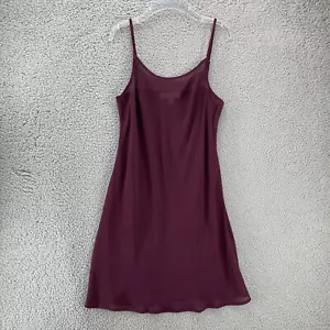 Michael Kors Burgunderrot Transparent Cami Nachtwäsche Größe 8 Dessous Spaghettiträger Top - Bild 1 von 10