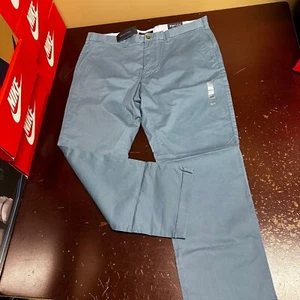 Tommy Hilfiger Mens Blue Thflex Flat Front Slash Pockets Chino Pants Size 38x30 - Picture 1 of 4
