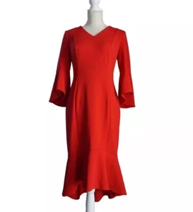 Calvin Klein Red Dress - Picture 1 of 4