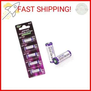 12V 27A A27 Alkaline Battery, V27A LR27A MN27 L828 12V Battery (5-Pack) - Picture 1 of 4
