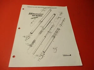 OEM ORIGINAL 1997 WP SUSPENSIÓN PDS MX5060 HORQUILLA EXTREMA HUSABERG - Imagen 1 de 1
