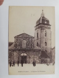 CPA - 25 - PONTARLIER - L'Eglise St-Bénigne. - Imagen 1 de 2